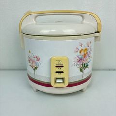 新品未使用】TYA−1800 象印 電子ジャー しあわせ フラワー 昭和レトロ
