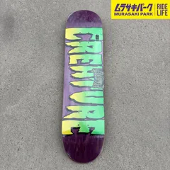 【ムラサキパーク公式】【KIDS】CREATURE LOGO DECK  7.5 inch  deckデッキスケボースケートボードSkateboardSKATEBOARDのサムネイル