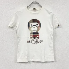 古着 used　A BATING APE　アベイシング　半袖プリントTシャツ　シングルステッチ　白　ホワイト　Lサイズ