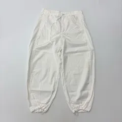 GAP ギャップ ミッドライズ バレル ガーメントダイ パラシュート パンツ ホワイト 系 サイズ L 803-0001
