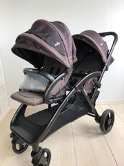 クリーニング済みJoie(ジョイー) 二人乗りベビーカー エヴァライト