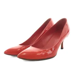 グッチ GUCCI パンプス ポインテッドトゥ ヒール グッチ エナメル 35.5 赤 レッド 234806 /AN9
