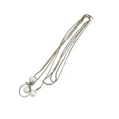 ユーズドフルギ USED古着 パールデザインラリエットネックレス レディース 表記無 