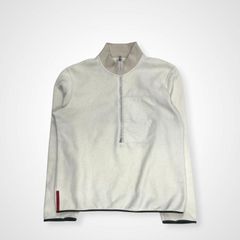 PRADA SPORT プラダスポーツ / アーカイブフリースジャケット エルボーパッチ SIZE:XL