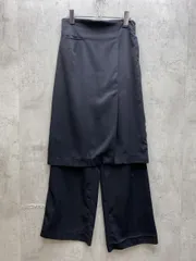 TODAYFUL トゥデイフル ハイウエスト レイヤード パンツ size38/黒 ■◇レディース