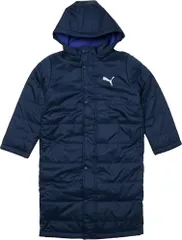 新品 PUMA(プーマ) ブルゾン ジャケット 防風 撥水 裏フリース ACTIVE SPORTS ベンチ コート 683622 ボーイズ クラブ ネイビー(14)