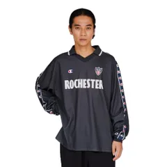 新品 [チャンピオン] 長袖Tシャツ LooseFit グラフィックプリント ワッペン ロングスリーブTシャツ アクションスタイル C3-B402-080-M-25SS