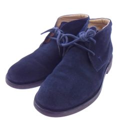 TOD'S トッズ スエード チャカ ブーツ ネイビー系 6【中古】 - メルカリ