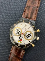 【動作未確認/ジャンク】LORUS ローラス ミッキー クロノグラフ 腕時計