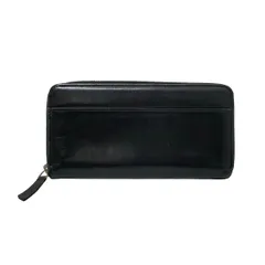 Maison Margiela(メゾンマルジェラ) 長財布 - 黒 ラウンドファスナー レザー