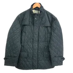 BURBERRY LONDON バーバリーロンドン 中綿キルティングジャケット サイズ:L 裏地ノバチェック/スタンドカラー    ブラック メンズ / 240001188053