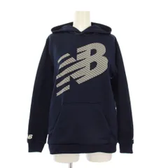 ニューバランス NEW BALANCE プルオーバーパーカー スウェット 長袖 150 紺 /KH ■ECC001