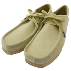 Clarks クラークス Wallabee Maple Suede ワラビー メープルスエード シューズ ベージュ系 UK8【中古】