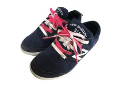 k03250522033　new balance、ニューバランス　23cm　紺×ピンク　　シューズ　スニーカー　通年
