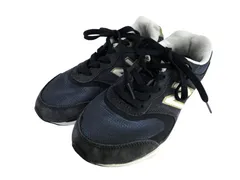 k03250522017　new balance、ニューバランス　22.5cm　青×白　　シューズ　スニーカー　通年