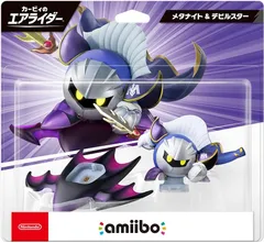 【新品】 amiibo メタナイト&デビルスター(カービィのエアライダーシリーズ) 佐賀