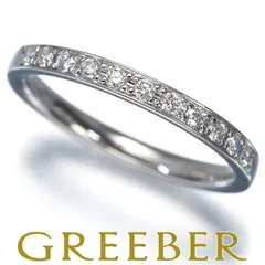 4℃ リング ダイヤ ダイヤモンド ハーフエタニティ 8号 Pt950 #188994