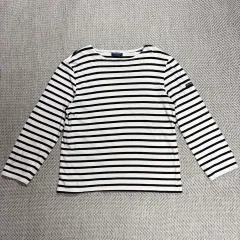 SAINT JAMES (セントジェームス) 白黒 ストライプ Tシャツ