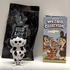 HOW2WORK Johnny's WEiRD COLLECTiONS POCKET CREATURES HEAD LOCK STUDIO MONA 白黒