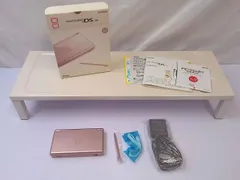  ゲーム ニンテンドーDS 本体 DS Lite USG-001 メタリックロゼ 動作品 箱付き 中古品