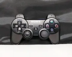 T【HY】【ジャンク品】SONY PS3 純正 ワイヤレスコントローラー DUALSHOCK 3 CECHZC2J 振動機能搭載 ブラック Bluetooth接続 プレイステーション3 純正パッド[ゆうパケット発送、送料無料]