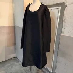 COMME des GARCONS PLUS 19aw エステル縮絨 袖切替ワンピース L 2019aw 19AD コムデギャルソン