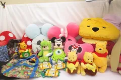  ディズニー ミニー くまのプーさん ドナルド 他 ぬいぐるみ バッグ クッション 等 グッズセット 【まとめ売り 動作未確】