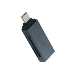【人気商品】エレコム カードリーダー USB-C 2-in-1 5Gbps MR3C-D20EBK