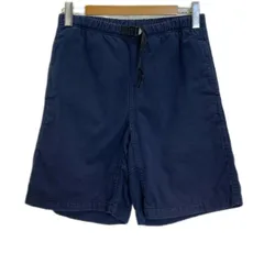 GRAMicci　ハーフパンツ　短パン　ショートパンツ　ボトムス　無地　ウエストゴム　ベルト　アウトドア　古着　/1153