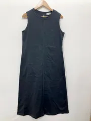 CRESTBRIDGE クレストブリッジ バックオープン カットソー ノースリーブ ワンピース sizeM/チャコールグレー ■■レディース