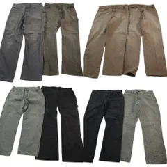 古着卸 まとめ売り ディッキーズ Dickies ダック ペインターパンツ 8枚セット (メンズ 36 ) ペインティング ブラック ワーク 中古 NE0097