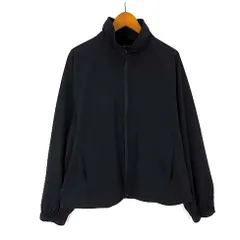 ユニクロ UNIQLO 25SS ウルトラ ストレッチ アクティブ ブルゾン ジャケット ジップアップ スタンドカラー ドライ UVカット 冷感 長袖 L 黒 ブラック