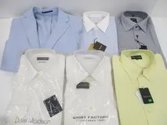  未使用 コムサメン スーツカンパニー他 夏物ジャケット 半袖/長袖ワイシャツ 6点 S M 170 メンズ