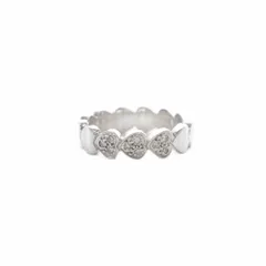 スタージュエリー STAR JEWELRY 指輪 リング ハートモチーフ K18WG ダイヤ0.05ct 7号 ホワイトゴールドのサムネイル