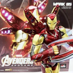 【★加古川物流】中古 訳あり ZD TOYS マーベル アベンジャーズ エンドゲーム インフィニティ・サーガ アイアンマン マーク85 MK85 ライトファンアクション 欠品有 [3481･967].【725】