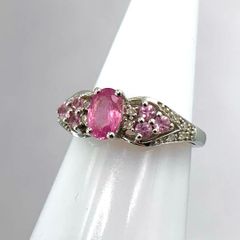 K18WG】天然ルビー 0.30ct ダイヤ 0.12ct ハートリング - メルカリ