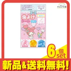 サンタン サンリオキャラクター 虫よけシール3 マイメロディ 24枚入 (8枚×3シート) 6個セット まとめ売り