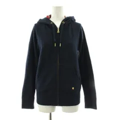 ブルーレーベルクレストブリッジ BLUE LABEL CRESTBRIDGE パーカー ジップアップ 長袖 38 紺 ネイビー 55P21275 /KU