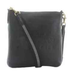 コーチ COACH ショルダーバッグ レザー ホースアンドキャリッジ ロゴ 黒 ブラック 1897 /XZ ■GY18