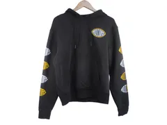 k05250521035　adidas アディダス　Sサイズ　黒×黄×白　　トップス　パーカー　秋冬