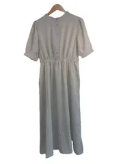 k05250521022　Ray Cassin　フリーサイズ　白×緑×紫　　ワンピース or ドレス　ワンピース　春夏