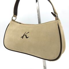 キタムラ Kitamura ハンドバッグ ワンショルダー スエード ベージュ 茶