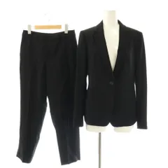 23区 オンワード樫山 ジャケット テーラード パンツ セットアップ 36 ブラック /HK ■OS