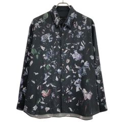 【極美品】glamb グラム 総柄 ウエスタンシャツ L ドライフラワー 羽根 極美品】glamb グラム 総柄 ウエスタンシャツ L ドライフラワー 羽根