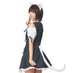 クリアストーン(Clearstone) けもみみしっぽセット コスプレ ハロウィン 白ねこ ユニセックス ホワイト