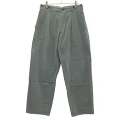 COMME des GARCONS HOMME PLUS コム デギャルソンオムプリュス 1980's コットンパンツ  グリーン M
