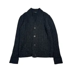 theory セオリー ローゲージ 前開き ニット カーディガン 40/ブラック系 メンズのサムネイル