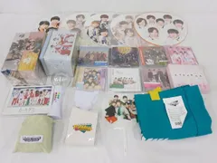  中古品 なにわ男子 のみ ツアーバッグ 他 Blu-ray CD うちわ ティッシュペーパー 等 グッズセット