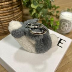 極美品】LOEWE スナフジタ うさぎ アナグラムチャーム キーリング