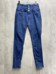 Heather ヘザー HE050049CA ハイウエスト スキニー デニムパンツ sizeS/青 ■■レディース